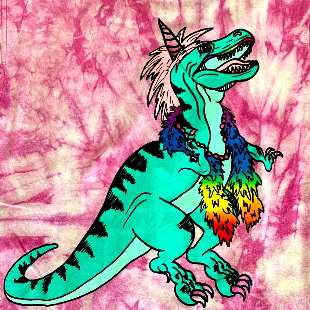 Tie dye pride tank top
